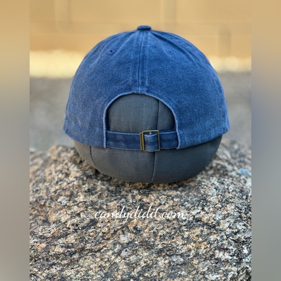 NWT Candy Did It! Handmade Blue Twinkle Mercedes Benz Vintage Look Ball Cap - Picture 10 of 10